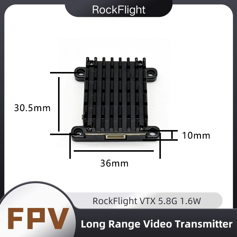 RockFlight TX663 VTX 5.8G 48CH - огляд і ціна Drone Racing Frame