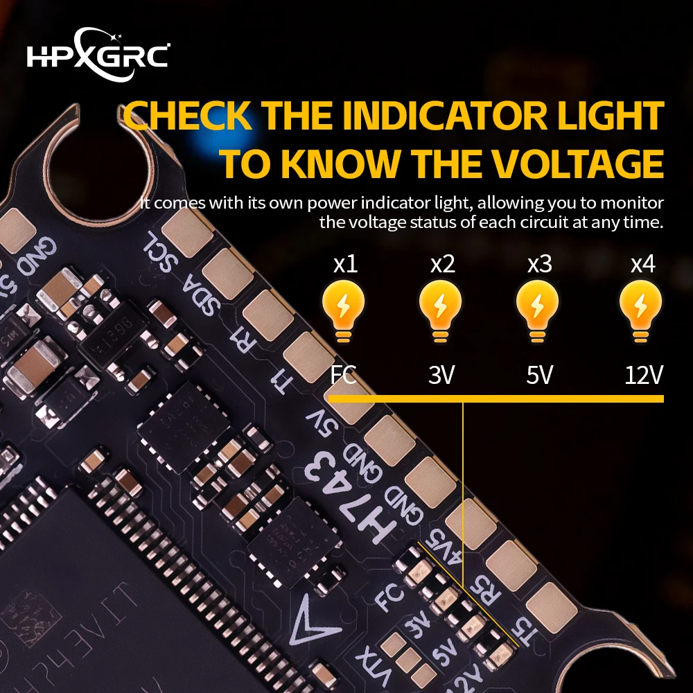 HPXGRC H743 Flight Controller  - огляд і ціна Betaflight Fc F7